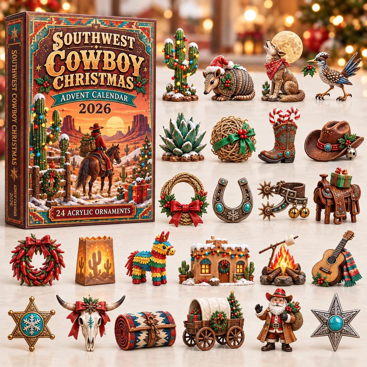 Southwest Cowboy Christmas advent calendar
