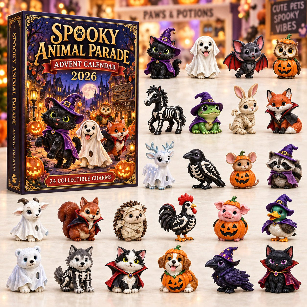 Spooky Animal Parade advent calendar