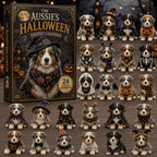 Spooky Australian Shepherd advent calendar
