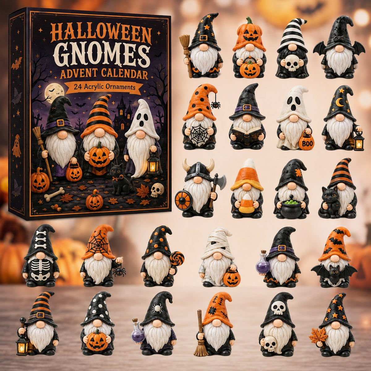 Spooky Gnome Squad advent calendar