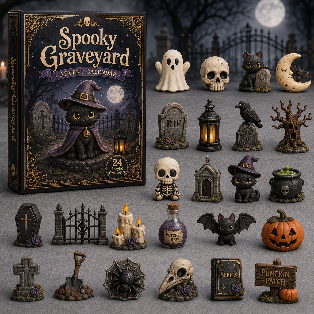Spooky Graveyard advent calendar