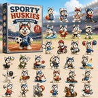 Sporty Huskies advent calendar