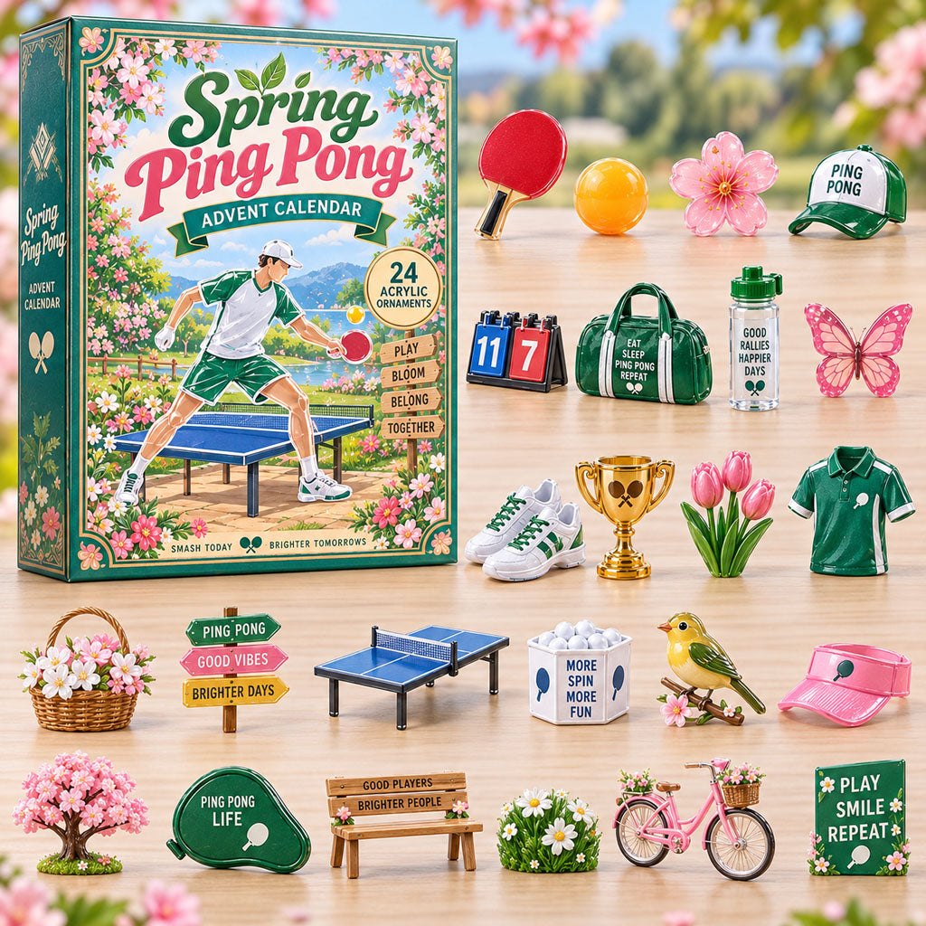 Spring Ping Pong advent calendar