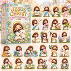 Springtime Jesus Christ advent calendar