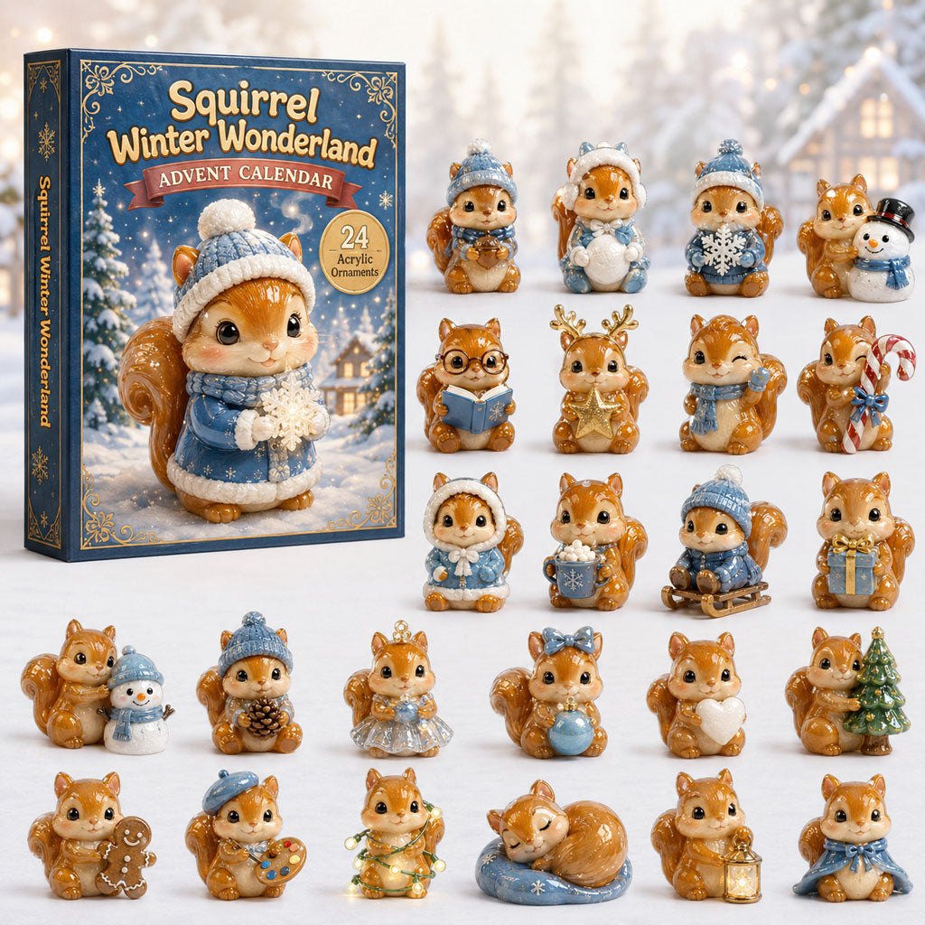 Squirrel Winter Wonderland advent calendar