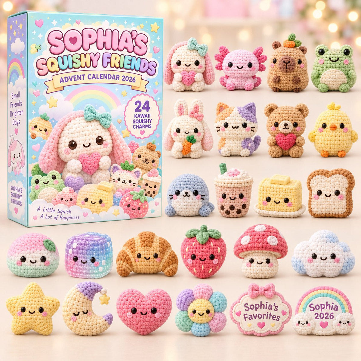 Squishy Friend advent calendar