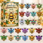 Stained Glass Honeybee advent calendar