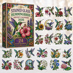 Stained Glass Hummingbirds advent calendar
