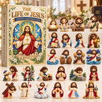 Stained Glass Life Of Jesus advent calendar