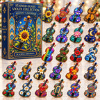 Stained-Glass Violin advent calendar