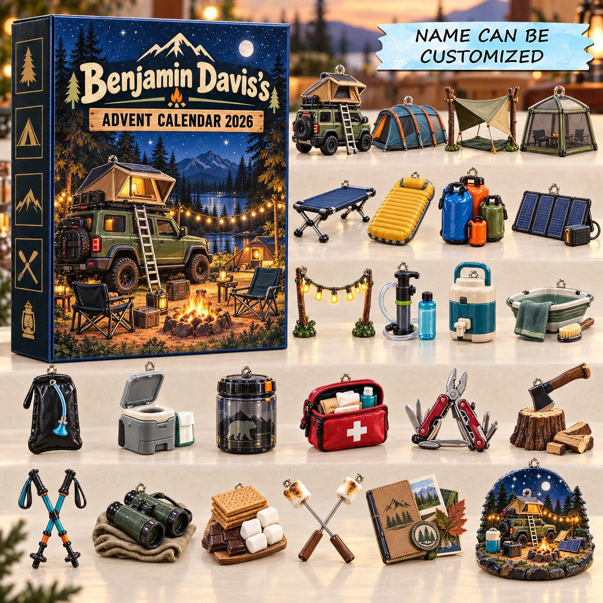 Starry Night Camping Life advent calendar