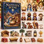 Starry Night Nativity Scene advent calendar