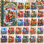 Steam Locomotive advent calendar
