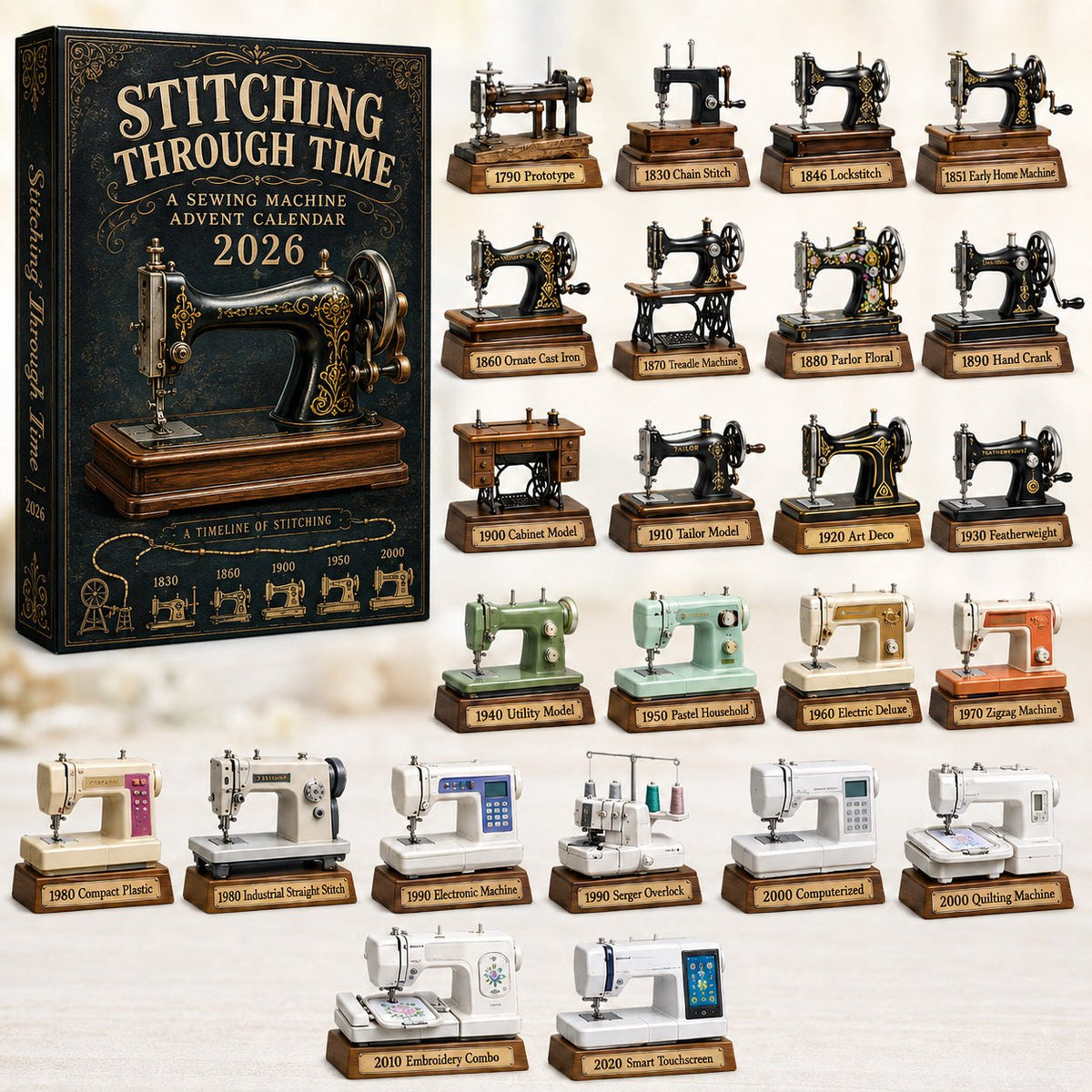 Stitching Through Time advent calendar