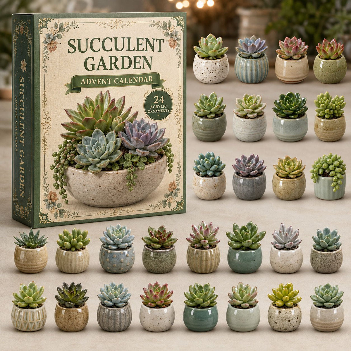Succulent Garden advent calendar