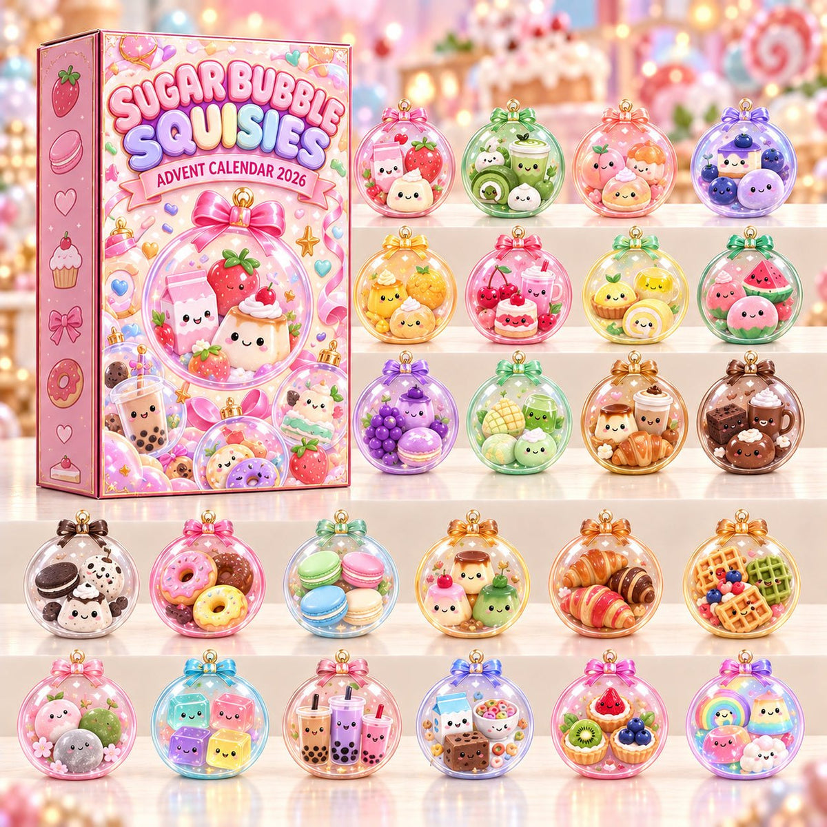 Sugar Bubble Squisies advent calendar