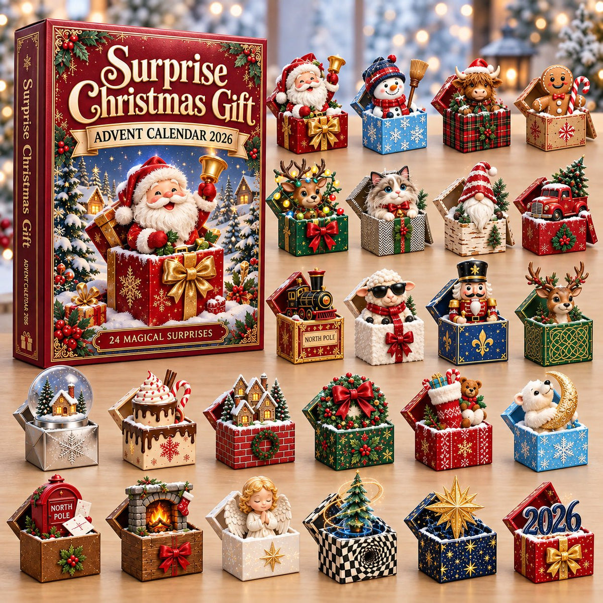 Surprise Christmas Gift advent calendar