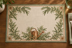 Tarragon Copper Watering Can Placemat with printed dimensional artwork