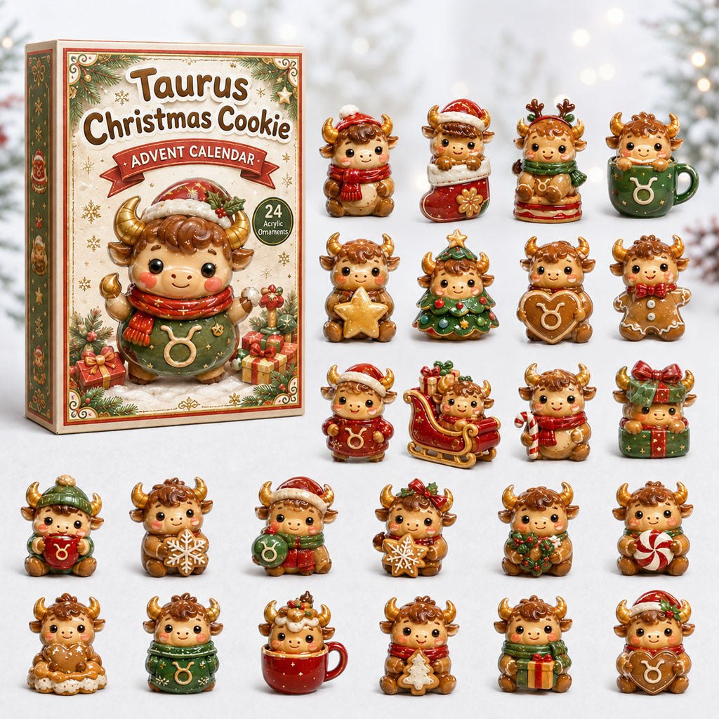 Taurus Christmas Cookie advent calendar