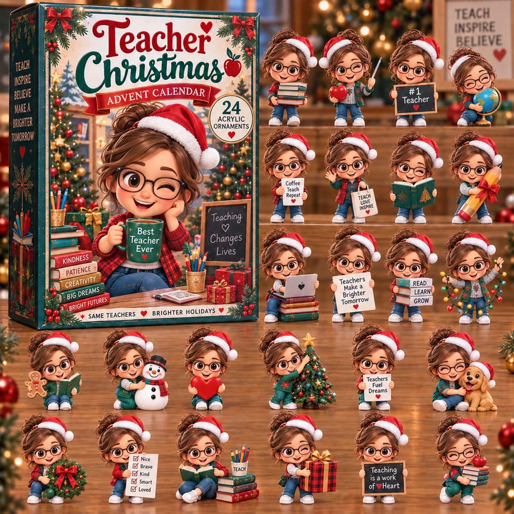 Teacher Christmas advent calendar