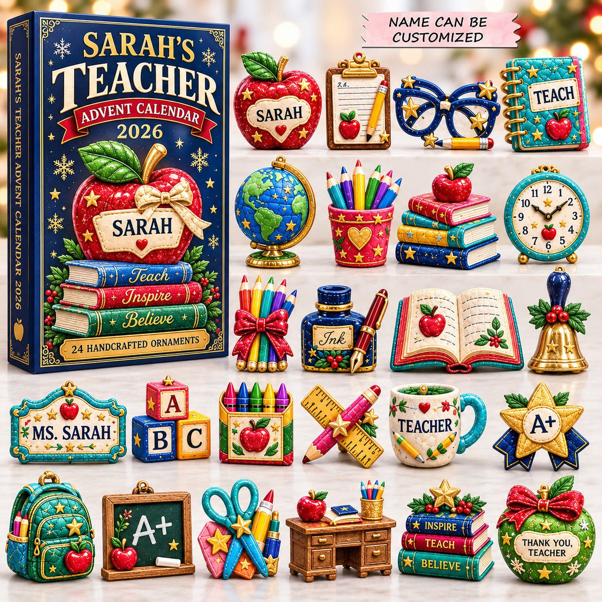 Teacher Christmas Magic advent calendar