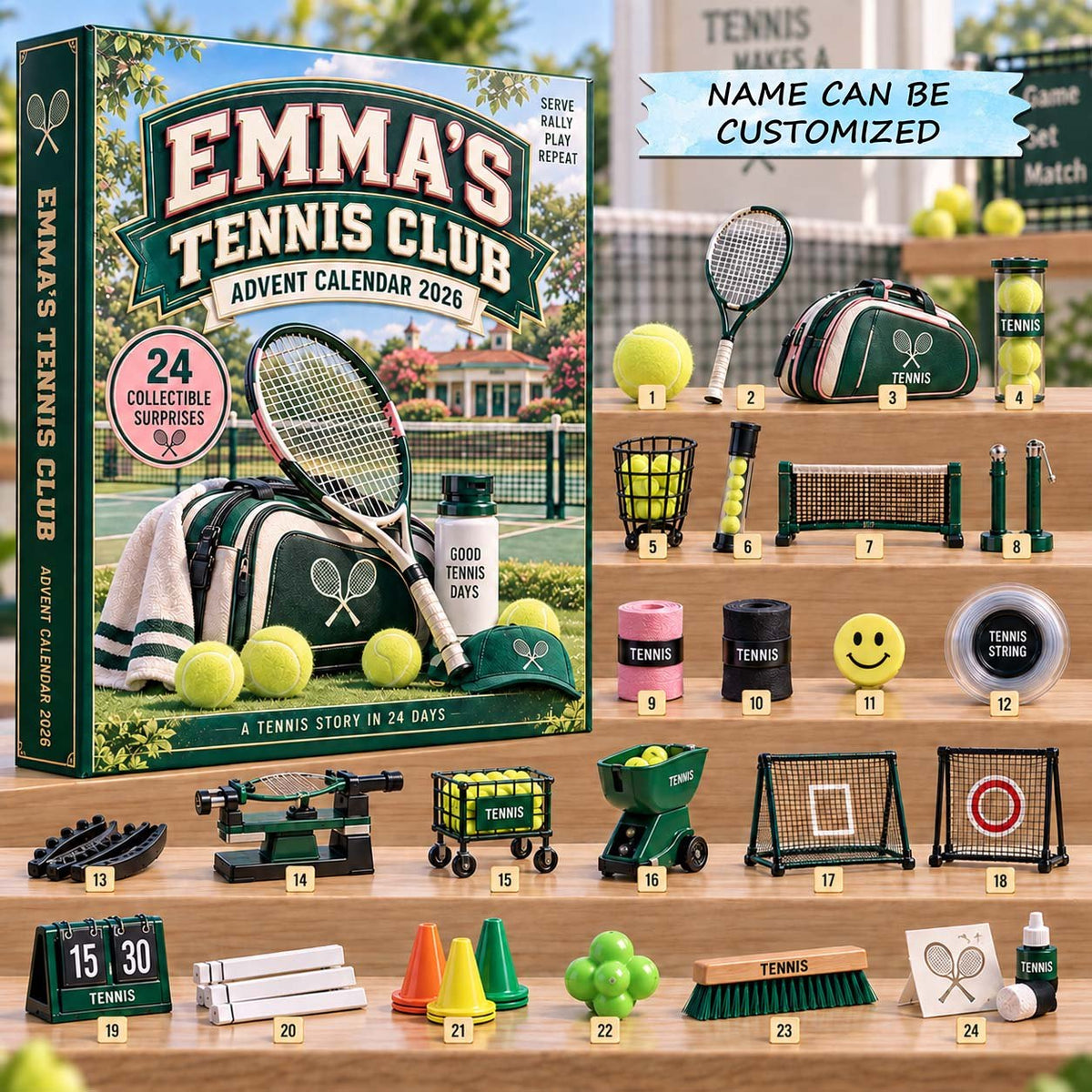Tennis advent calendar