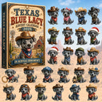 Texas Blue Lacy advent calendar