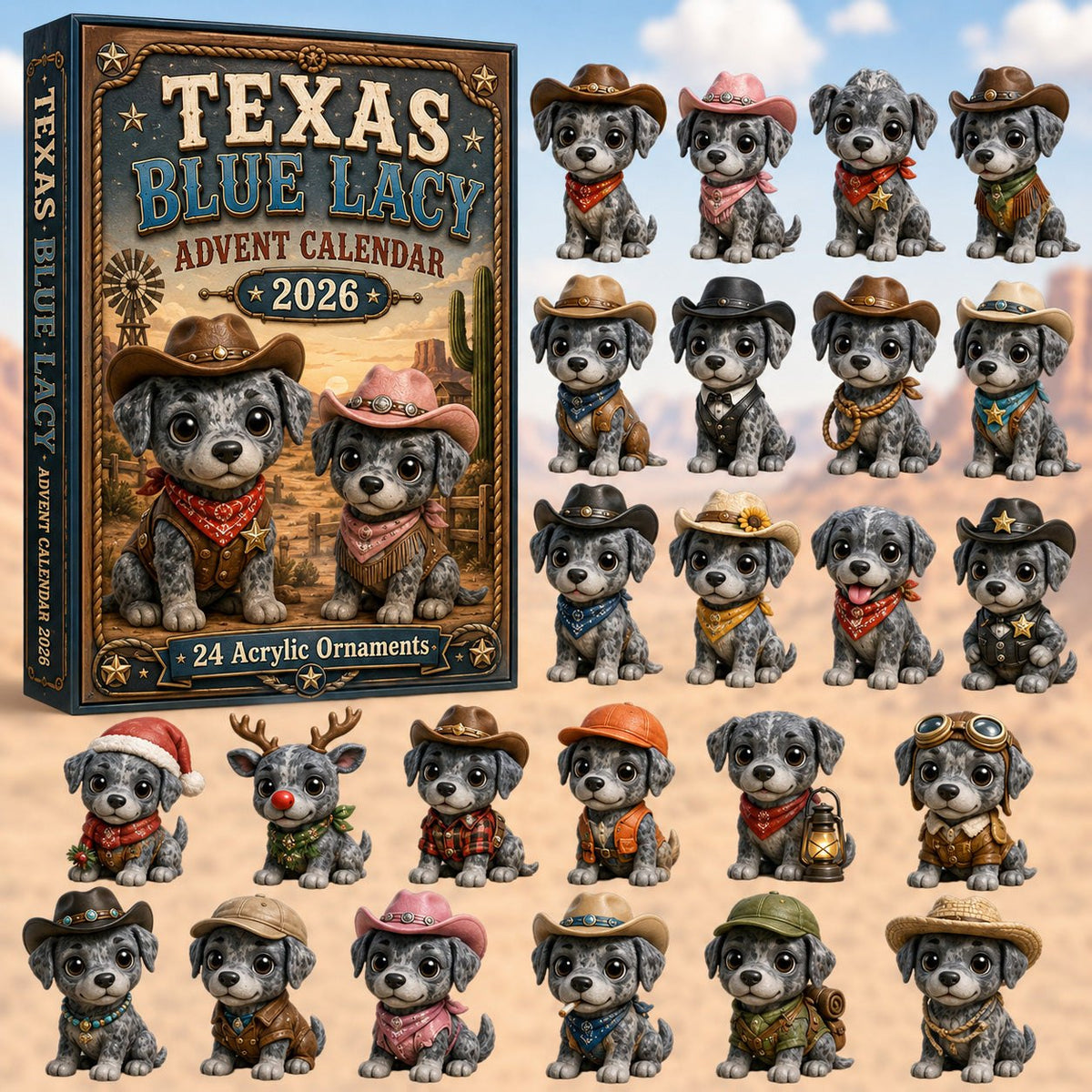 Texas Blue Lacy Citizens advent calendar