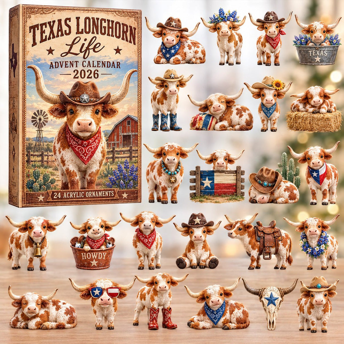 Texas Longhorn Life advent calendar