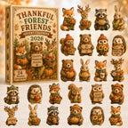Thankful Forest Friends advent calendar