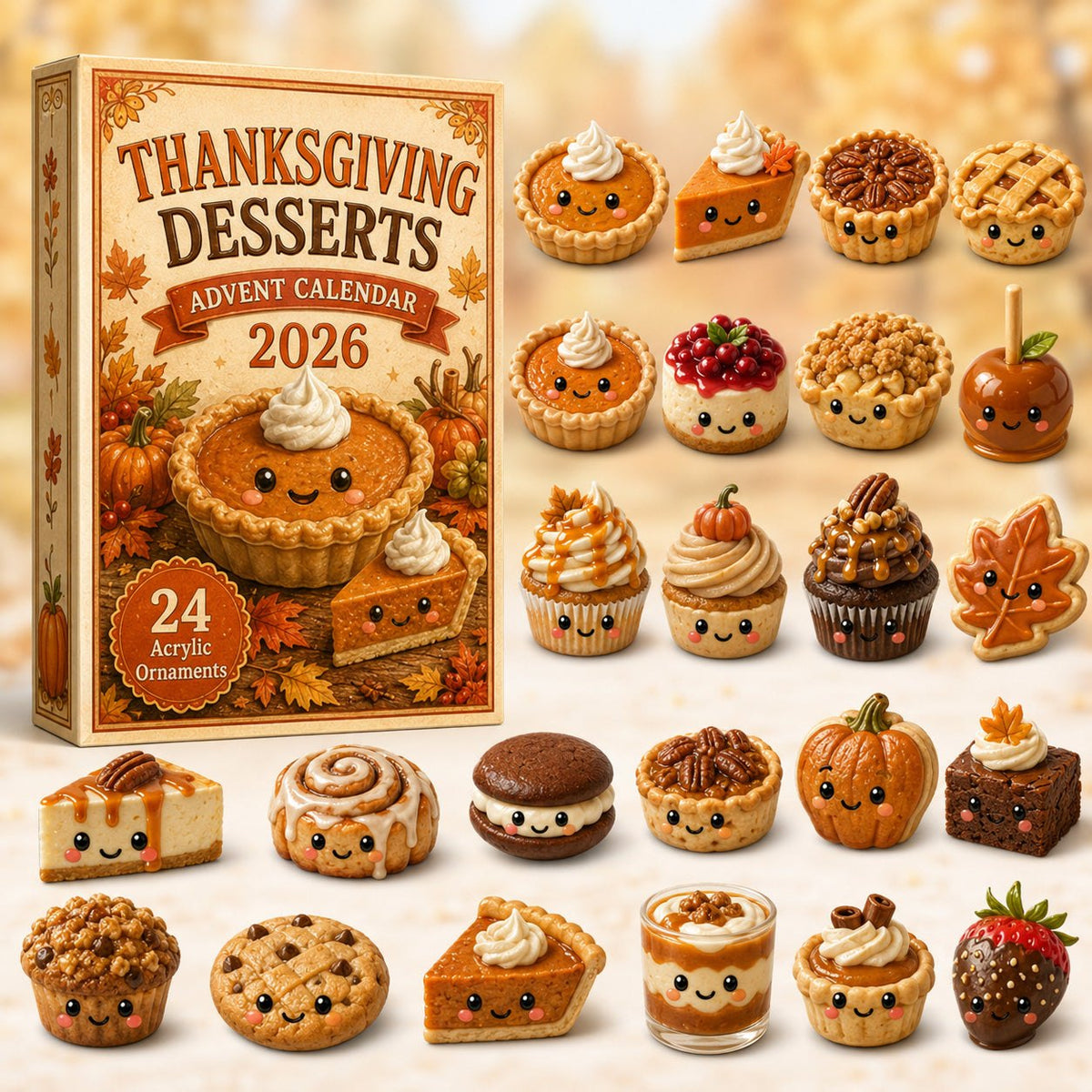 Thanksgiving Desserts advent calendar