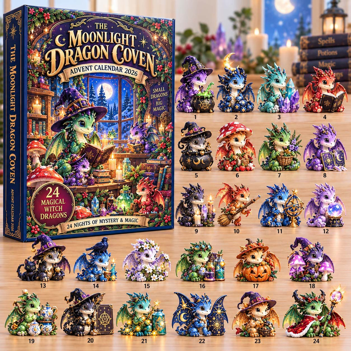 The Moonlight Dragon Coven advent calendar