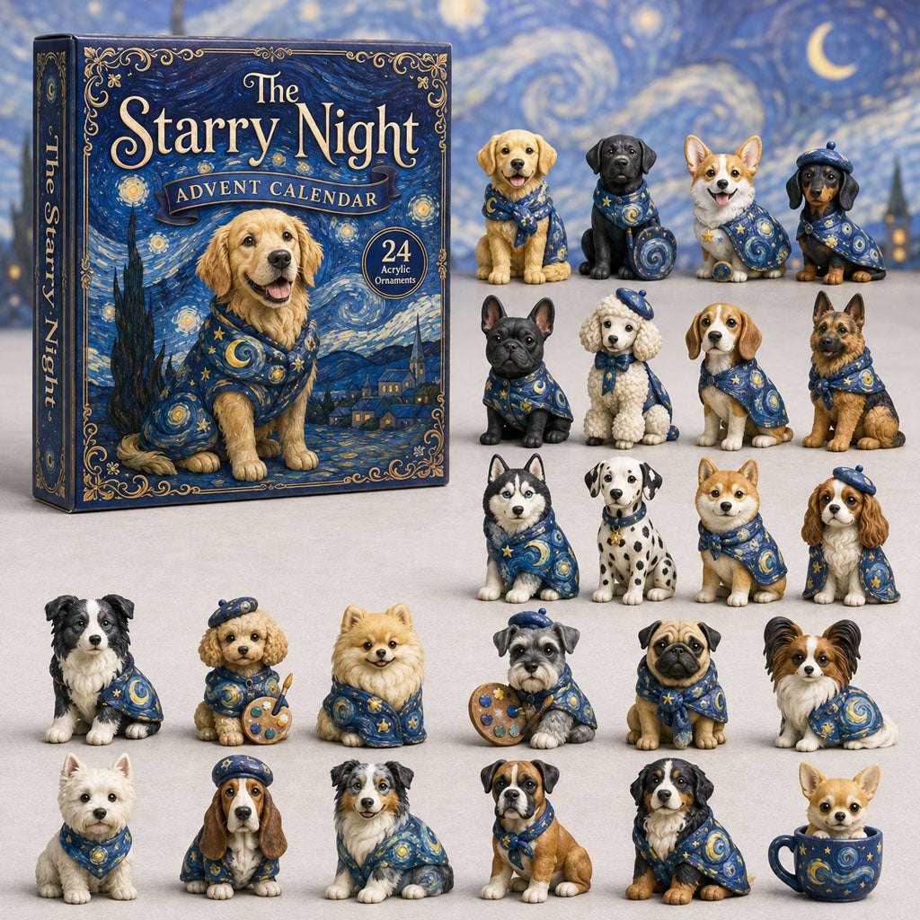 The Starry Night Dog advent calendar