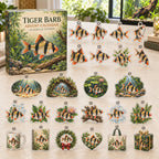 Tiger Barb advent calendar box with 24 themed flat printed acrylic charms