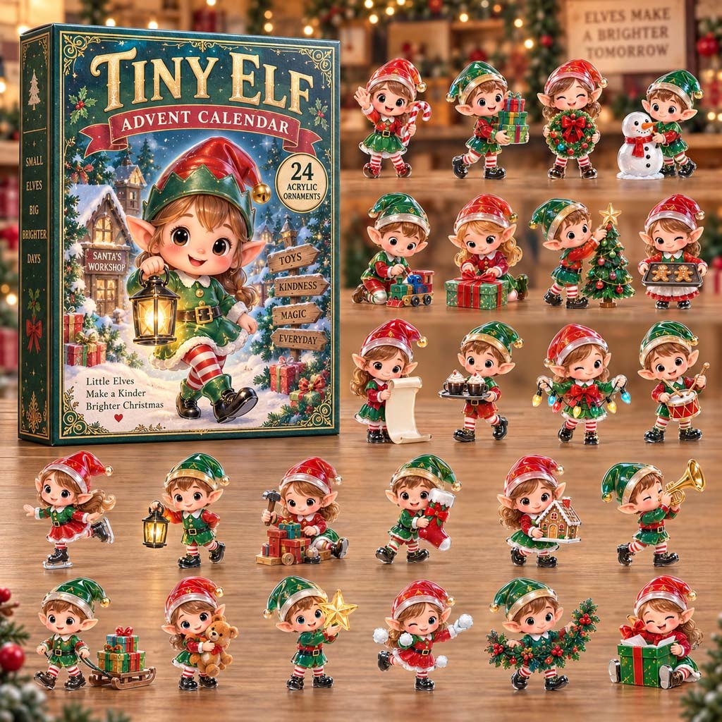 Tiny Elf advent calendar