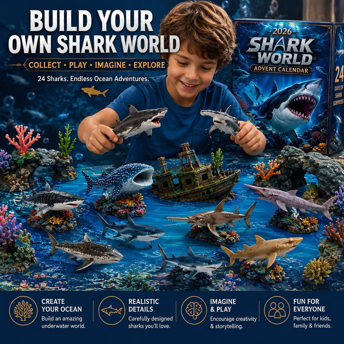 Today Only- 2026 Shark World advent calendar