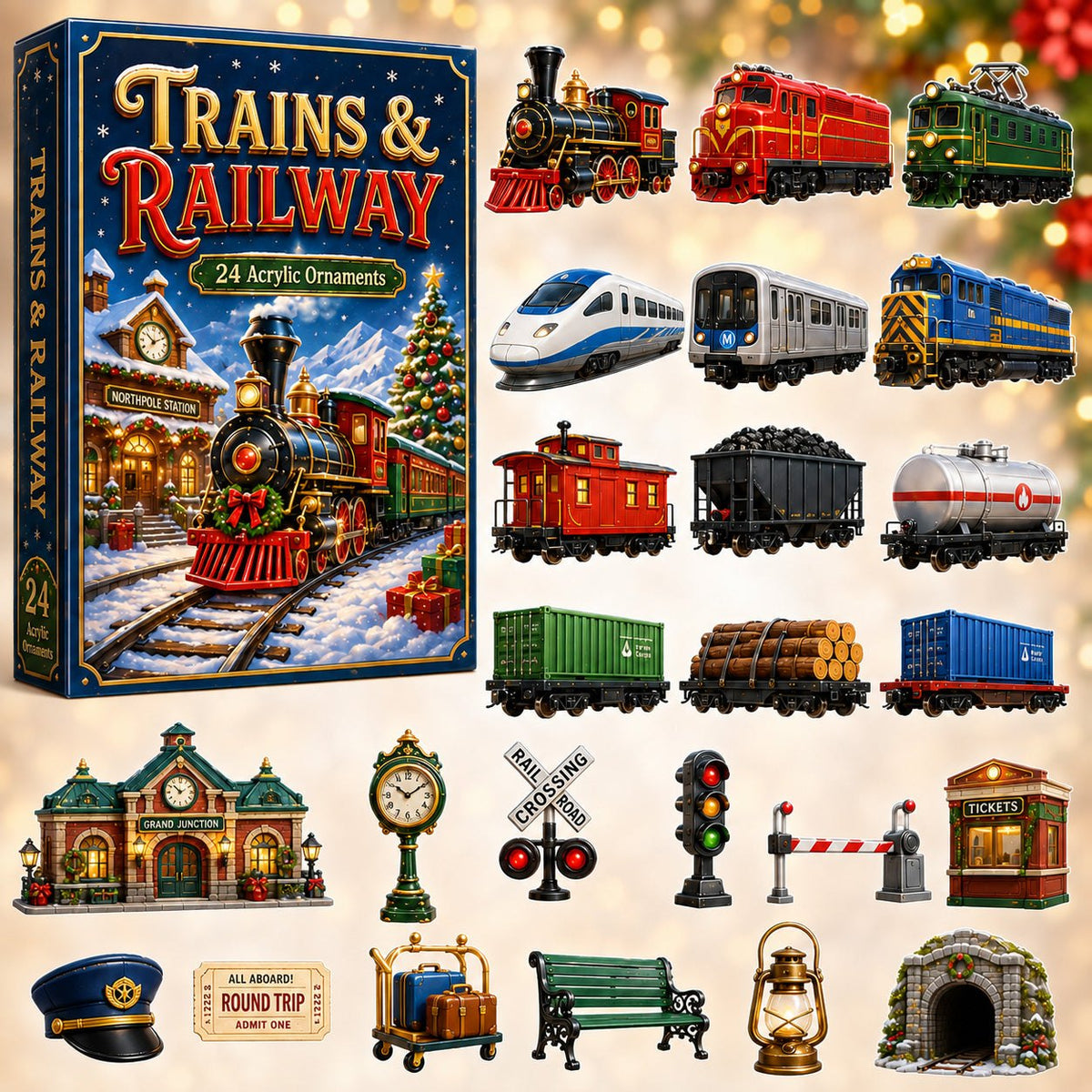 Trains & Railway advent calendar