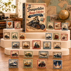 Transportation Stamps Collection advent calendar