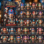 Tribal Portraits advent calendar
