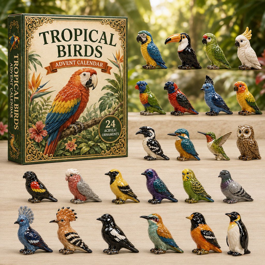 Tropical Birds advent calendar