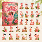 Tropical Flamingo advent calendar