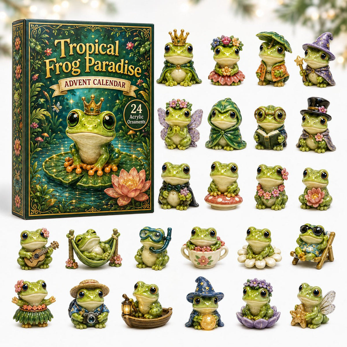 Tropical Frog advent calendar