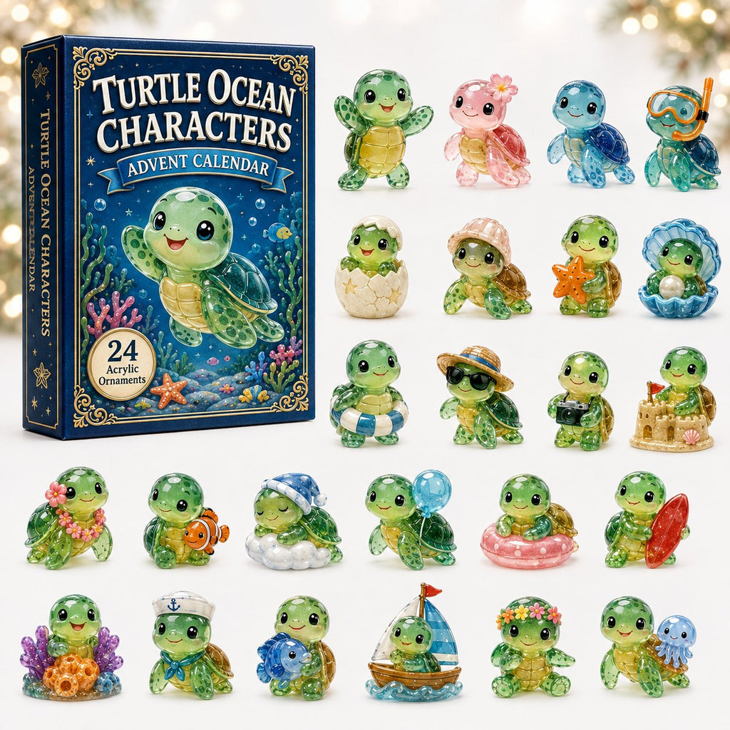 Turtle Ocean Characters advent calendar