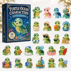 Turtle Ocean Characters advent calendar