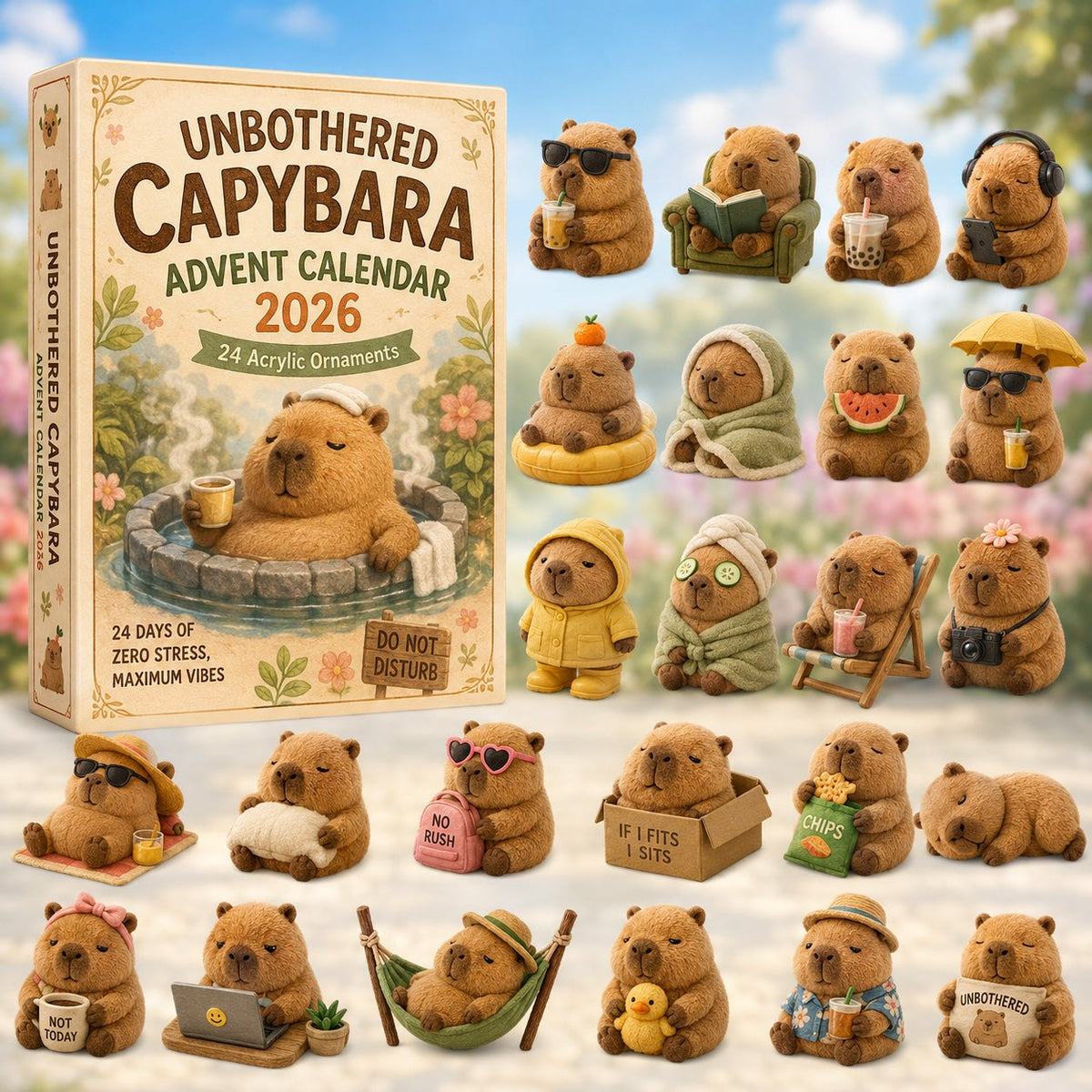 Unbothered Capybara advent calendar