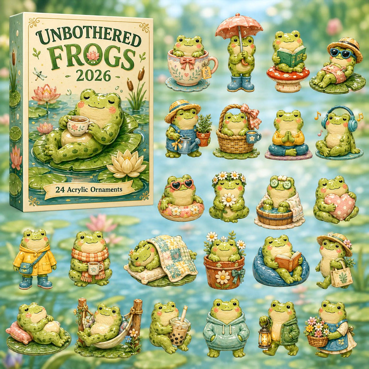 Unbothered Frogs advent calendar