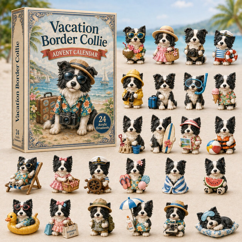 Vacation Border Collie advent calendar