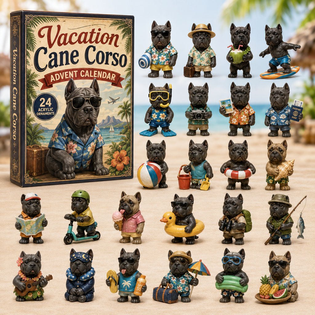 Vacation Cane Corso advent calendar
