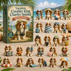 Vacation Cavalier King Charles Spaniel advent calendar