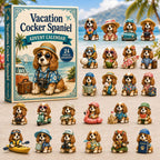 Vacation Cocker Spaniel advent calendar